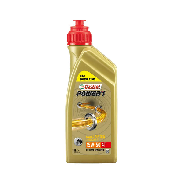 Aceite Castrol Power 1 Sintético 4T 15W-50 1Lt