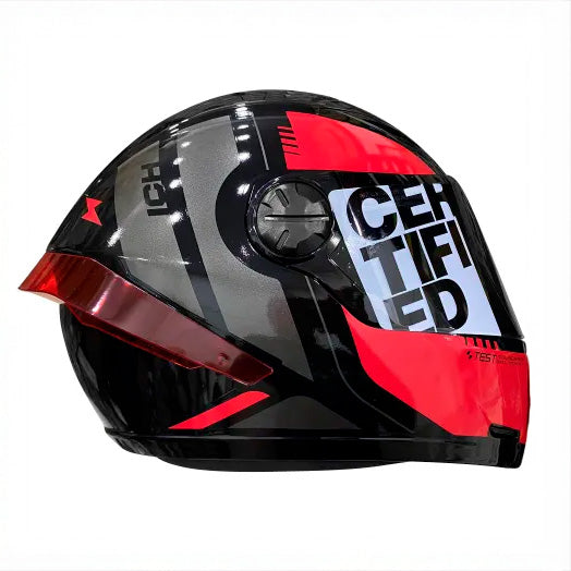CASCO INTEGRAL ICH 501SP HED NEGRO ROJO