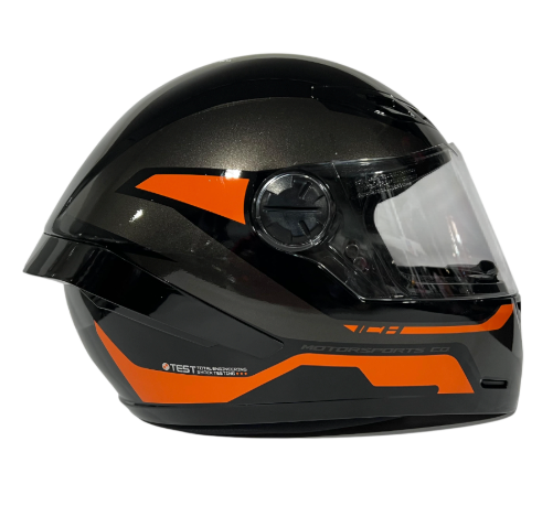 CASCO INTEGRAL ICH 501SP HED NEGRO NARANJA