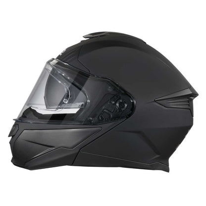 Casco Smk Gullwing Solid Abatible Matt Black