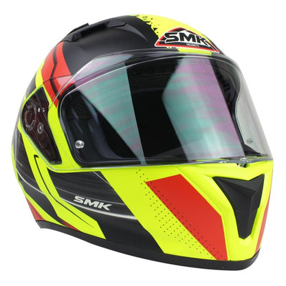 Casco  SMK STELLAR SWANK MA 423 Amarillo Neón  Integral