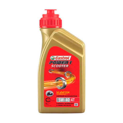 Castrol Power 1 Full Sintético  Scooter 5w40 Lt