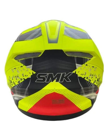 Casco  SMK STELLAR SWANK MA 423 Amarillo Neón  Integral